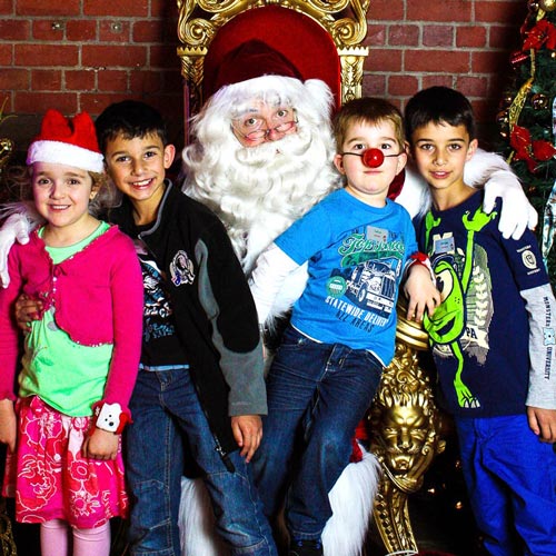 Schools and Kinders The Real Santa