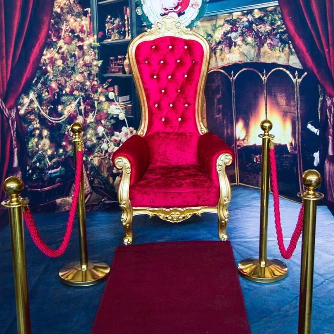 Christmas Bollards Throne