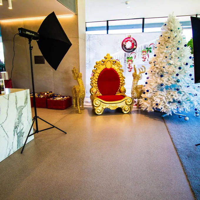 Santa Photography setup