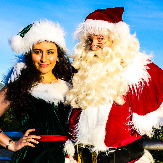 Santa and Elf
