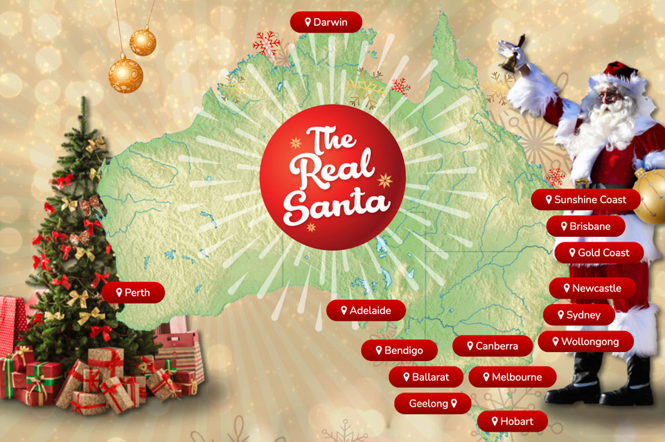 The Real Santa Locations